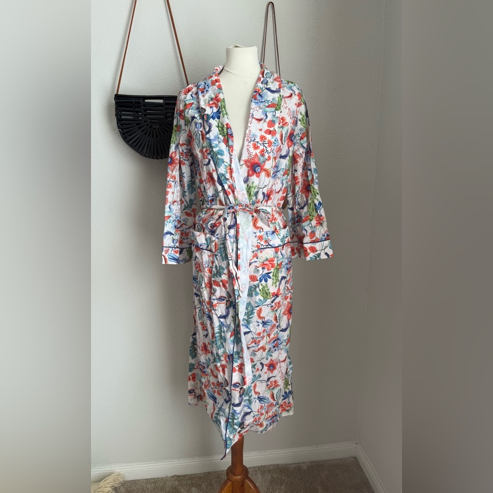The Lazy Poet Pia Bello Ravello Red Robe , Size XS/S